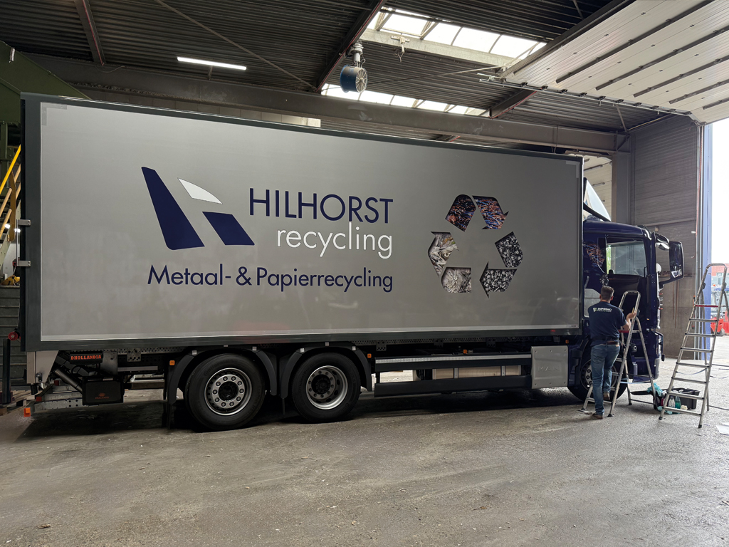 Hilhorst vrachtwagen Belettering